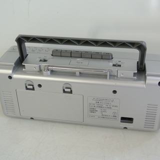 Audio Comm オーム電機 AM/FMラジオ 取説付き RCS-U500K-S　防災グッズ もしものときの備品にの画像