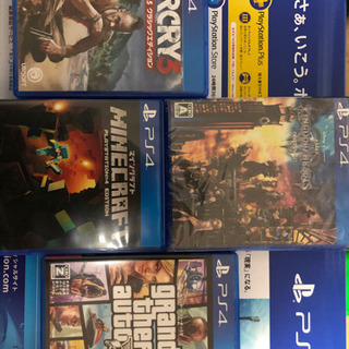 PS4の４タイトル　キングダムハーツ3,マイクラ,ファークライ3...