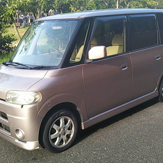 売却済みです。　　　大人気！車検１年半以上付Ｈ１６年タント（色ライトローズ） 、アルミ 、キーレス、ＣＤ＆ＭＤデッキ、フルエアロ、フル装備の画像