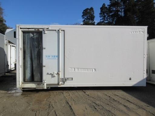 ♪ハAA97♪手頃♪物置♪コンテナ♪鍵付♪スライドドア付♪断熱材入ってる♪アルミ箱♪