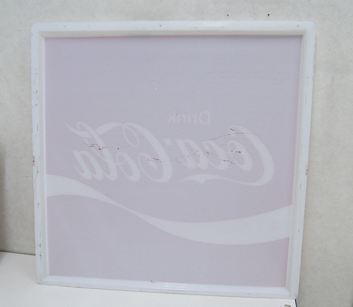 希少 CocaCola/コカコーラ アクリルボード 正方形 看板 片面 横73.5×縦73×厚さ2cm 店舗販促品 ☆ 札幌市 清田区