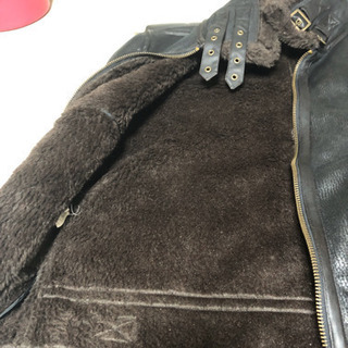 お値下げ合皮ジャンパーＬサイズ格安での画像