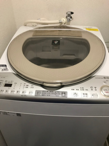 1月26日までの引き取りでお値引き！シャープ全自動洗濯乾燥機 ８kg ES-TX8B