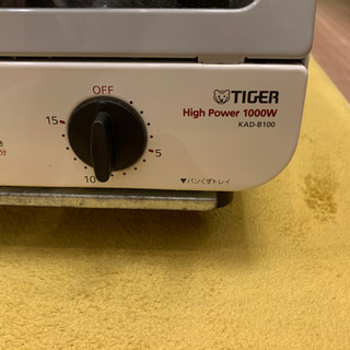 タイガーオーブントースター　1000Wの画像