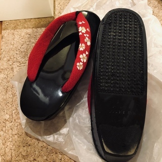 【中古】着物草履ウレタン２足！差し上げます。雨の日に最適！の画像