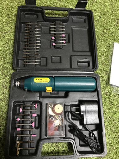ミニルーター 60点セット 12000RPM高速回転 2000mAh電池搭載 強力モーター内蔵
