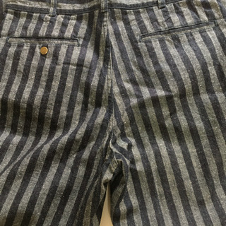 【美品】ザスタイリストジャパン　デニム ストライプワイドパンツの画像