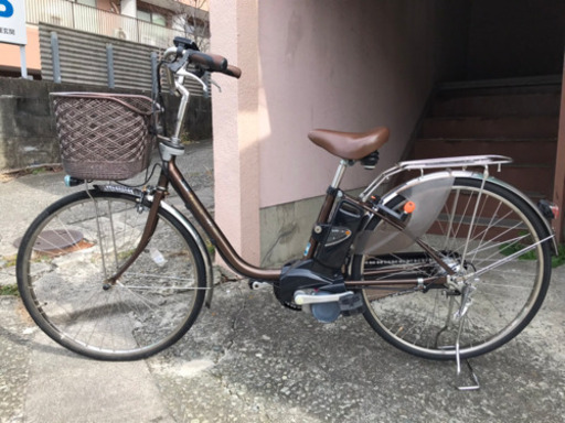 整備済新基準良品Panasonic ViVi EX バッテリー8、9長押す3点灯 3段26インチ  充電器、鍵、LEDライト