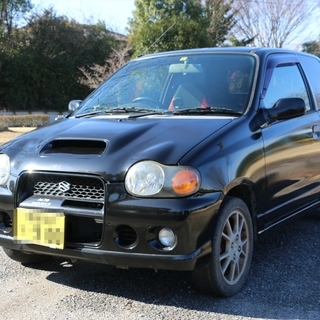 値下げH11年アルトワークスHA22SRS-ZK6A ツインカムターボ4AT 黒