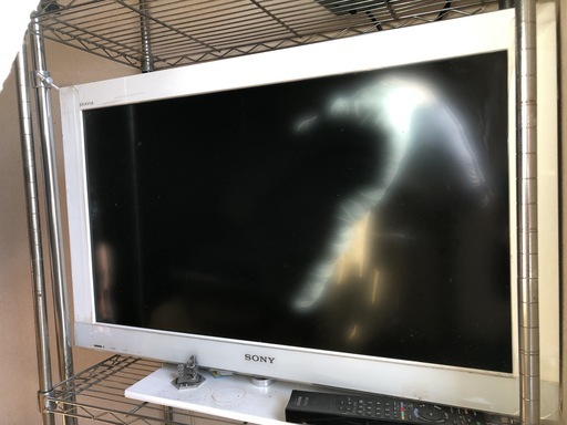 引っ越しにつき処分中◆32インチ SONY BRAVIA(ブラビア)、新品DVDプレーヤー、ラック
