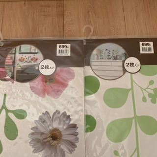 壁に貼れるステッカー　2枚セット×2セットの画像