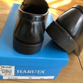 ハルタ☆ローファー黒☆25cm☆メンズ ☆卒業☆入学☆通学の画像