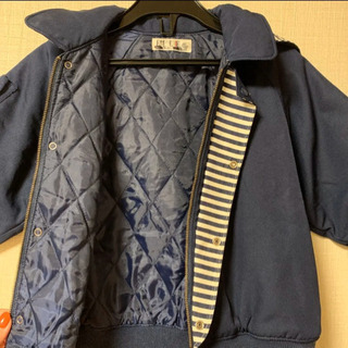 【おまとめ割します‼︎】ELLE 紺色アウター　95の画像