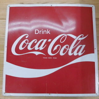 コカコーラ 昭和レトロ 看板 幅60cm コカ・コーラ Coca...