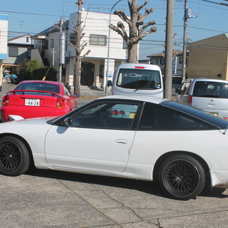 希少‼️１８０ＳＸ黒ヘッドＳＲターボ❗改造多数、予備パーツ有り❗　『ブラックのかたでも審査可能なローン』有り‼️　☆日産　☆１８０ＳＸ中期　☆ＲＰＳ１３　☆車検取り立て❗　☆改造多数　☆分割相談可能お気軽に‼️　☆増税関係なし‼️コミコミ価格‼️の画像