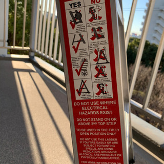 脚立四段、120cm 引き取り決まりましたの画像