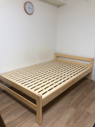 引越しのためお譲りします。マットレス無料！ベッドフレーム8000円！