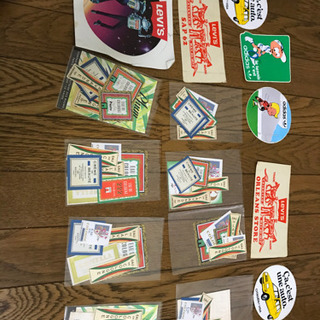 パリの蚤の市購入したヴィンテージステッカーの画像