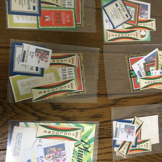 パリの蚤の市購入したヴィンテージステッカー