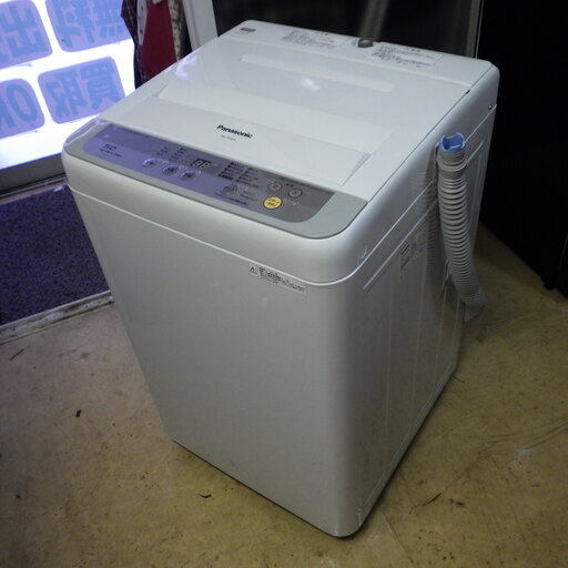 店舗受け渡し可能 Panasonic/パナソニック 5kg 全自動洗濯機 NA-F50B10 2017年製 札幌市内限定配送