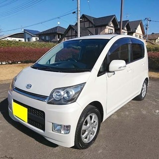 【成約済み】雪道最強4WD ムーヴカスタム 車検2年付 パールカ...