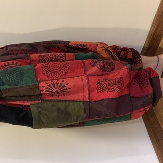 エスニックファッション　パッチワークサルエルの画像