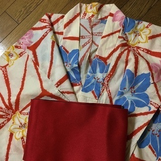浴衣と帯のセット　女性用