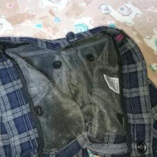 裏モコチェックスキニーパンツの画像