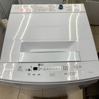 東芝 AW-45M5(W) 4.5kg 洗濯機 2018年製