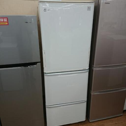 SHARP 3ドア冷蔵庫両開き SJ-PW35Y 2013 350L