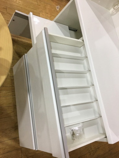 2/4 値下げ! 松田家具 アーバンstyle 2面レンジボード 日本製 スチームオーブン オートクローザー