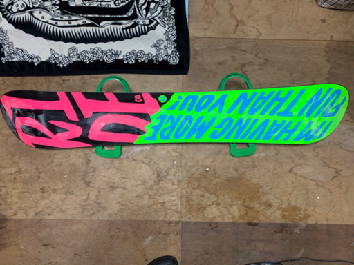 スノーボード　板とビンディング　RIDE & Burton