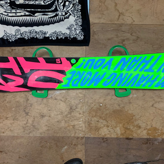 スノーボード　板とビンディング　RIDE & Burtonの画像