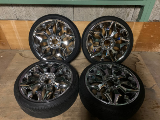 ホイール　18インチ　タイヤ付き　LEXANI/レグザーニ　114.3/100 4H