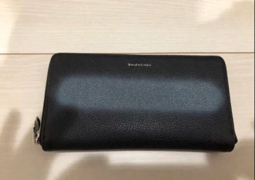 バレンシアガ  スプレー ラウンドファスナー財布 超美品 本物
