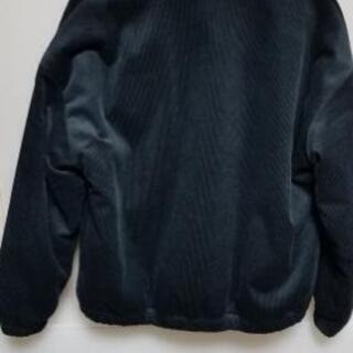 WEGO コーデュロイZIPボアブルゾン ブラック Mの画像