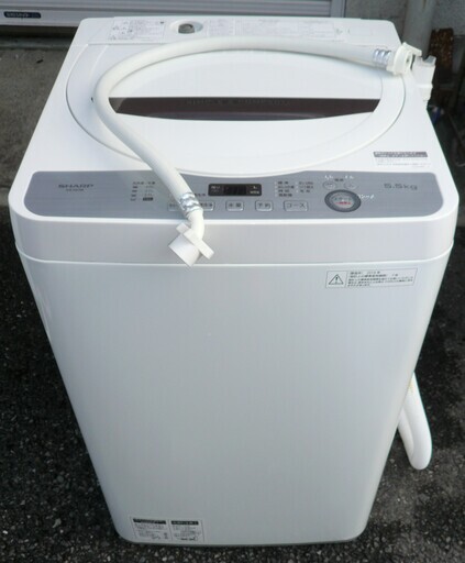 ☆シャープ SHARP ES-GE5B-T 5.5kg 時短機能搭載全自動洗濯機◆2018年製・ガンコ汚れも強力に分解