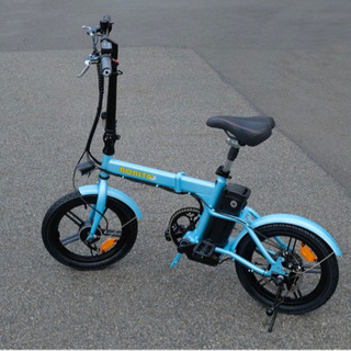 新品未使用　激安　モペット　電動自転車　折り畳み自転車の画像