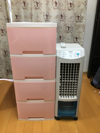 4段ボックスand冷風機