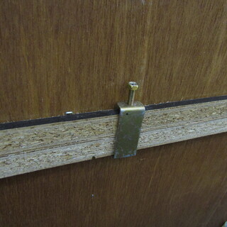 中古品 食器棚 木製 中型 下川実木工所 インテリア家具 キッチン収納 90×180×41の画像