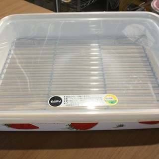 網付きタッパーと普通のタッパーせっと（新品）の画像