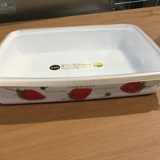 網付きタッパーと普通のタッパーせっと（新品）の画像