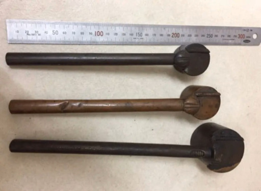 矢立（やたて）アンティーク筆記具 墨壺 3つセット