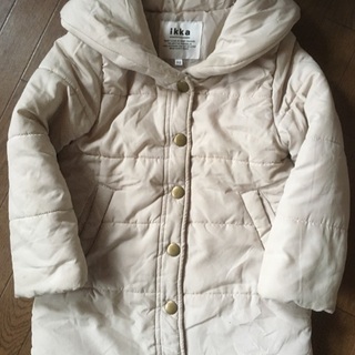 再値下げ！イッカ　　中綿ジャンバー女児　　110センチ