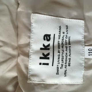 再値下げ！イッカ　　中綿ジャンバー女児　　110センチの画像