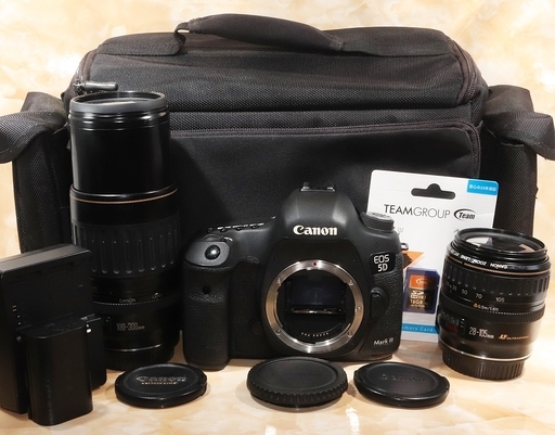 ★美品級＆届いてすぐ使える★キヤノン EOS 5D マーク3  ダブルレンズセット