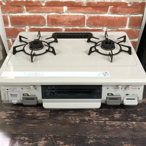 2016年製 リンナイ LP(プロパンガス)用 ガスコンロ RT64JH-L