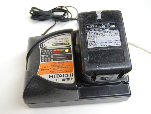 日立工機 コードレスピン釘打機 NP18DSL 18V 専用ケース・充電器・バッテリー付き Hitachi Koki 電動工具 通電確