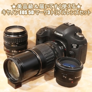 ☆美品級＆届いてすぐ使える☆キヤノン EOS 5D マーク3 トリプル