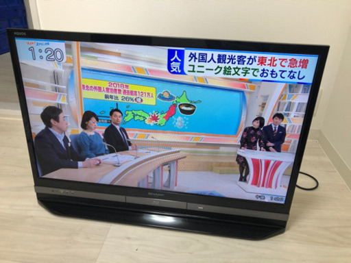 SHARP 32インチテレビ ブルーレイプレイヤー付き2014年製LC-32DR9